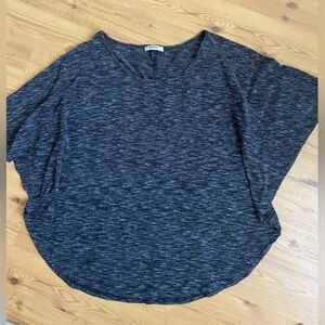 Timeson shirt EUC size large short sleeve black and white